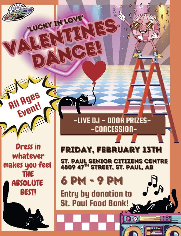 Pride St. Paul event poster for Valentine's Day on February 13, 2026