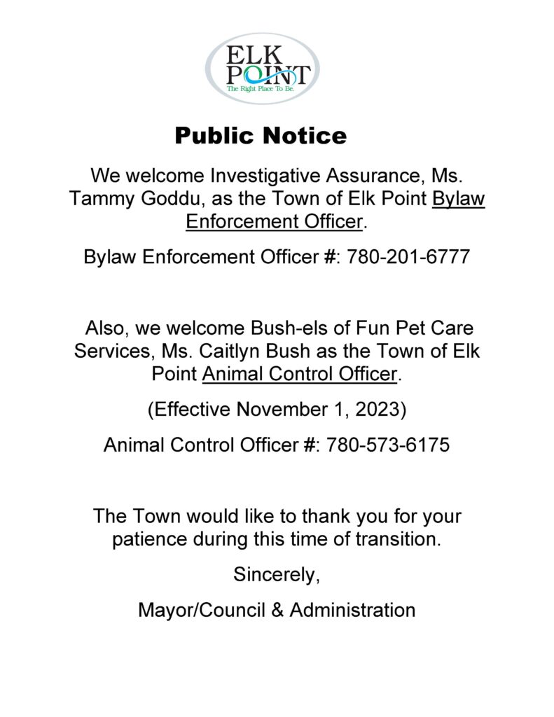 Appointment of Bylaw Enforcement Officer & Animal Control Officer