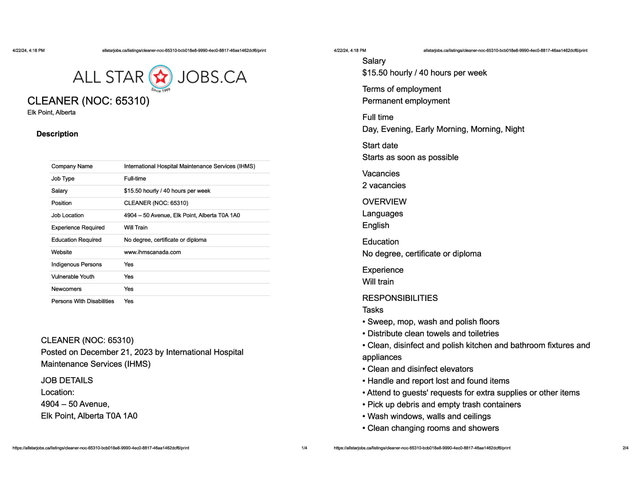 Careers Archive Town of Elk Point