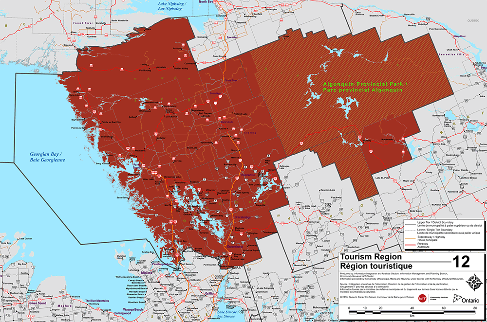 ORCKA R12 Algonquin Park, Almaguin Highlands, Muskoka and Parry Sound