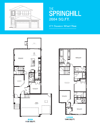 Springhill - 271 Dawson Wharf Rise, Chestermere, AB, CAN