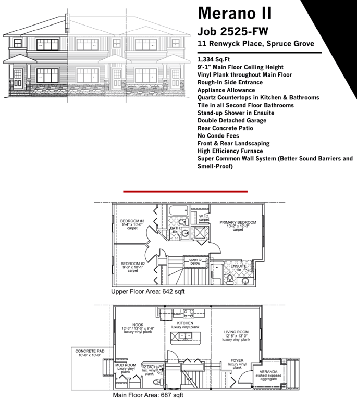 MERANO - Job 2525 11 Renwyck Place, Spruce Grove