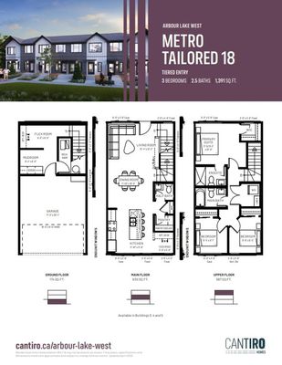 307, 80R Arbour Lake View NW - Metro Tailored 18 Tiered - ALW