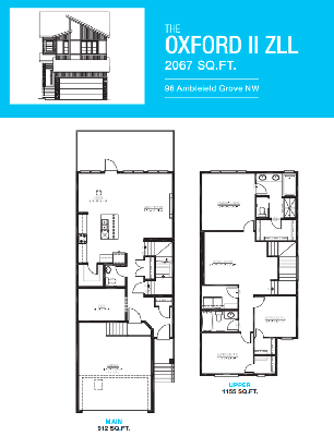 Oxford II - 62 Amblefield Common NW, Calgary, AB, CAN