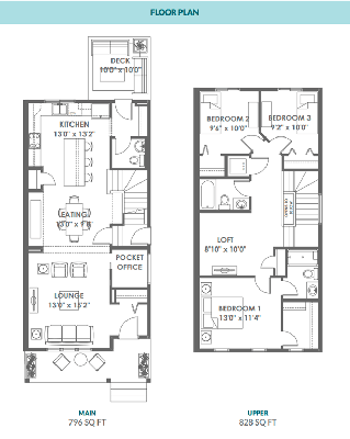 The Leonard - Duplex Homes - 527 Lawthorn Way SE