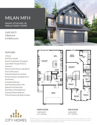 1086 Cristall Crescent SW - The Milan MFH