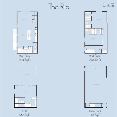 The RIO Unit C - FLOORPLANS 2633 1st Ave N.W