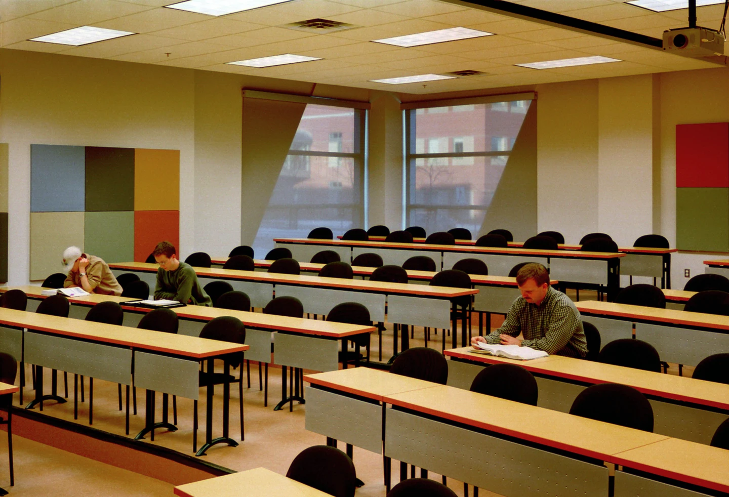 Interior of the School of Advanced Technology - Algonquin College, view of a classroom