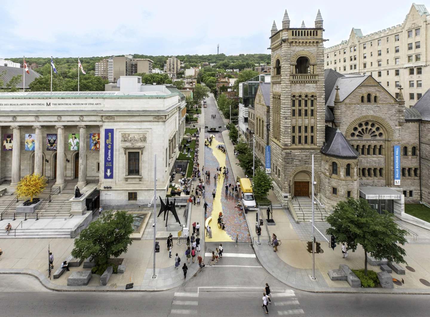 Vue d'ensemble de l'Avenue du Musée