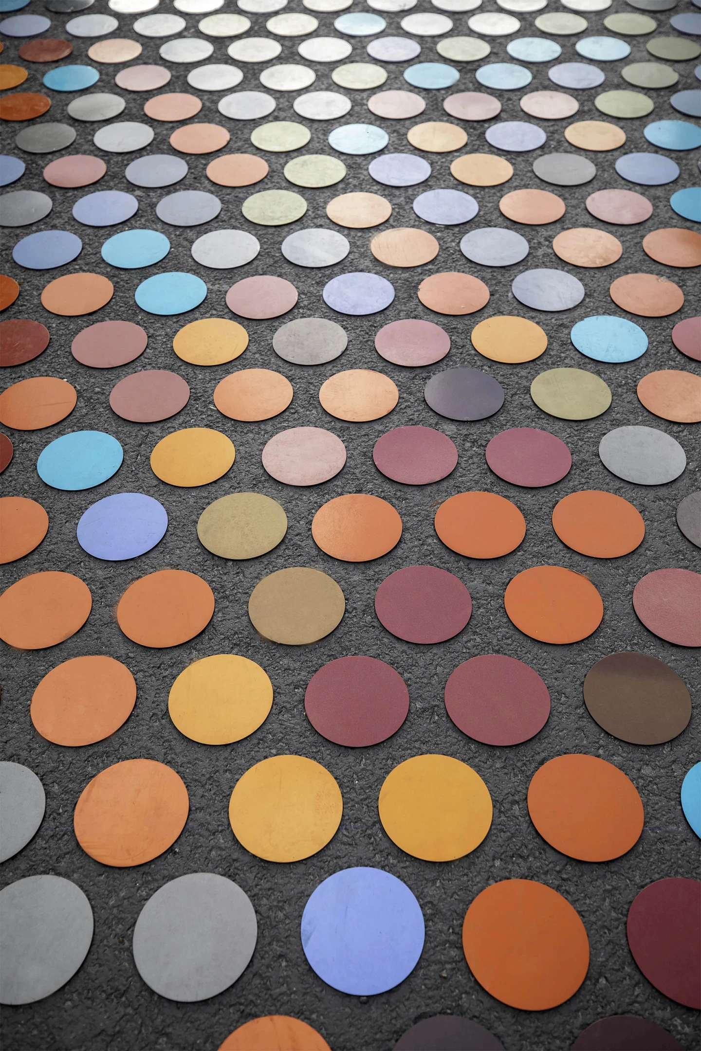 Vue rapprochée des motifs de l'Avenue du Musée