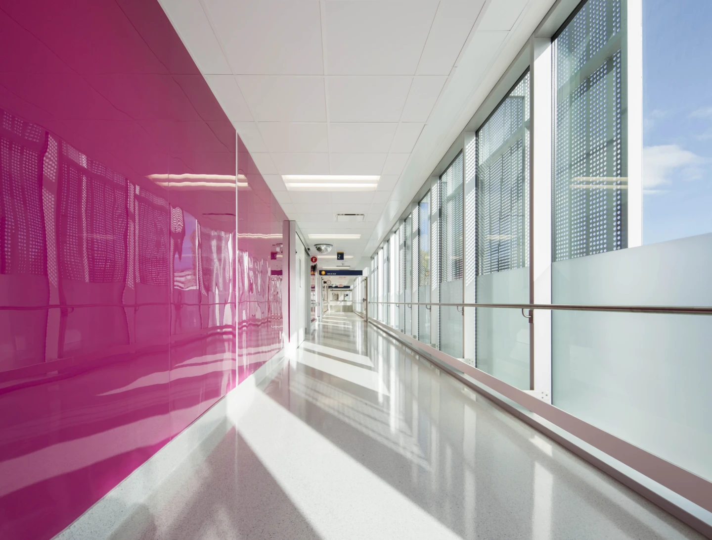 Intérieur du CHU Sainte-Justine