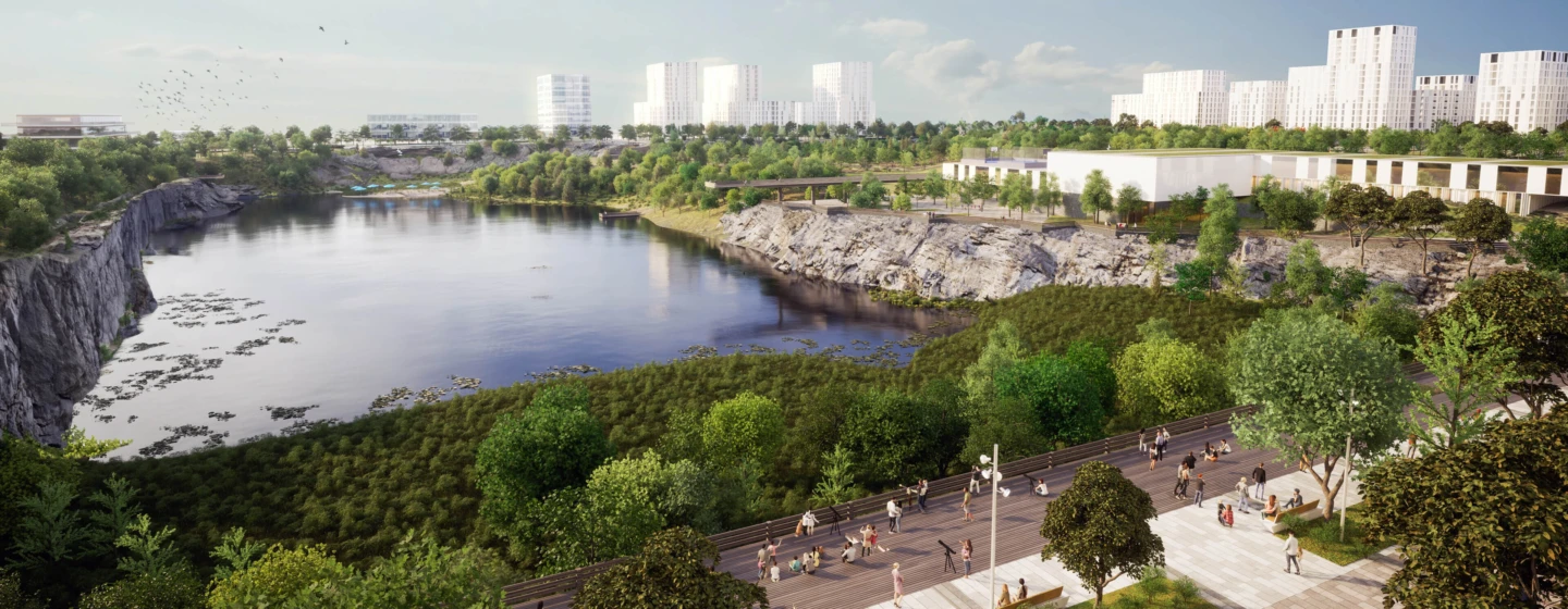 Vue d'ensemble du Carré Laval