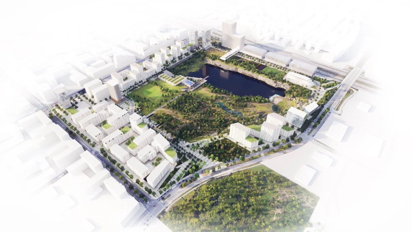 Vue d'ensemble du Carré Laval