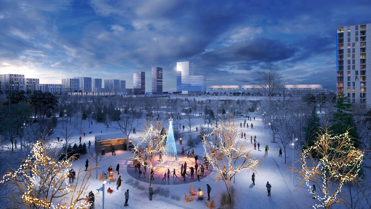 Vue sur le Carré Laval