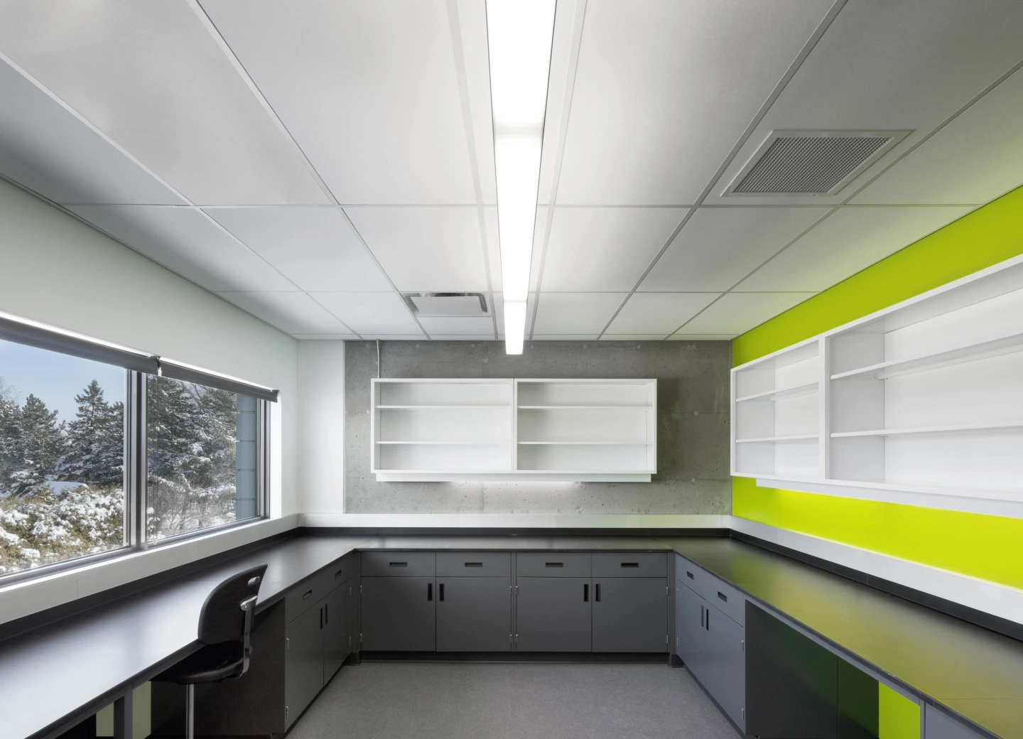 Intérieur du Centre sur la biodiversité de l’Université de Montréal