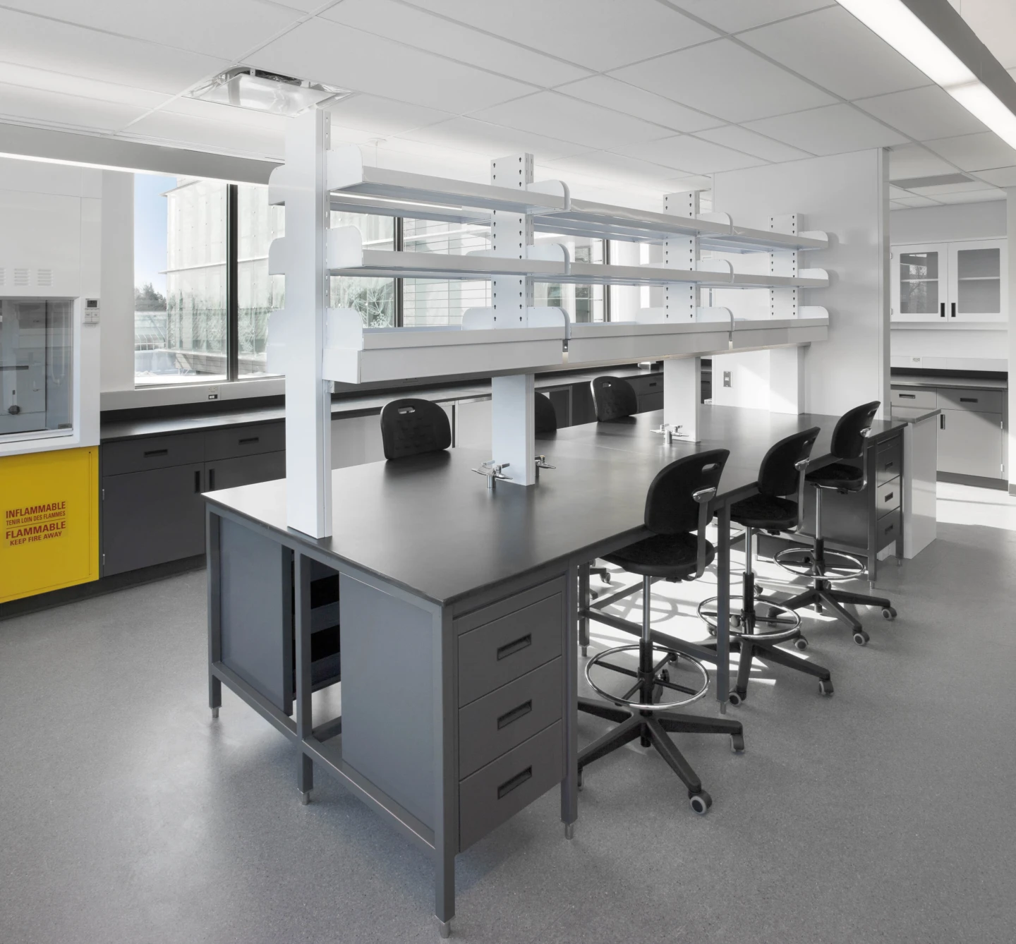 Intérieur du Centre sur la biodiversité de l’Université de Montréal