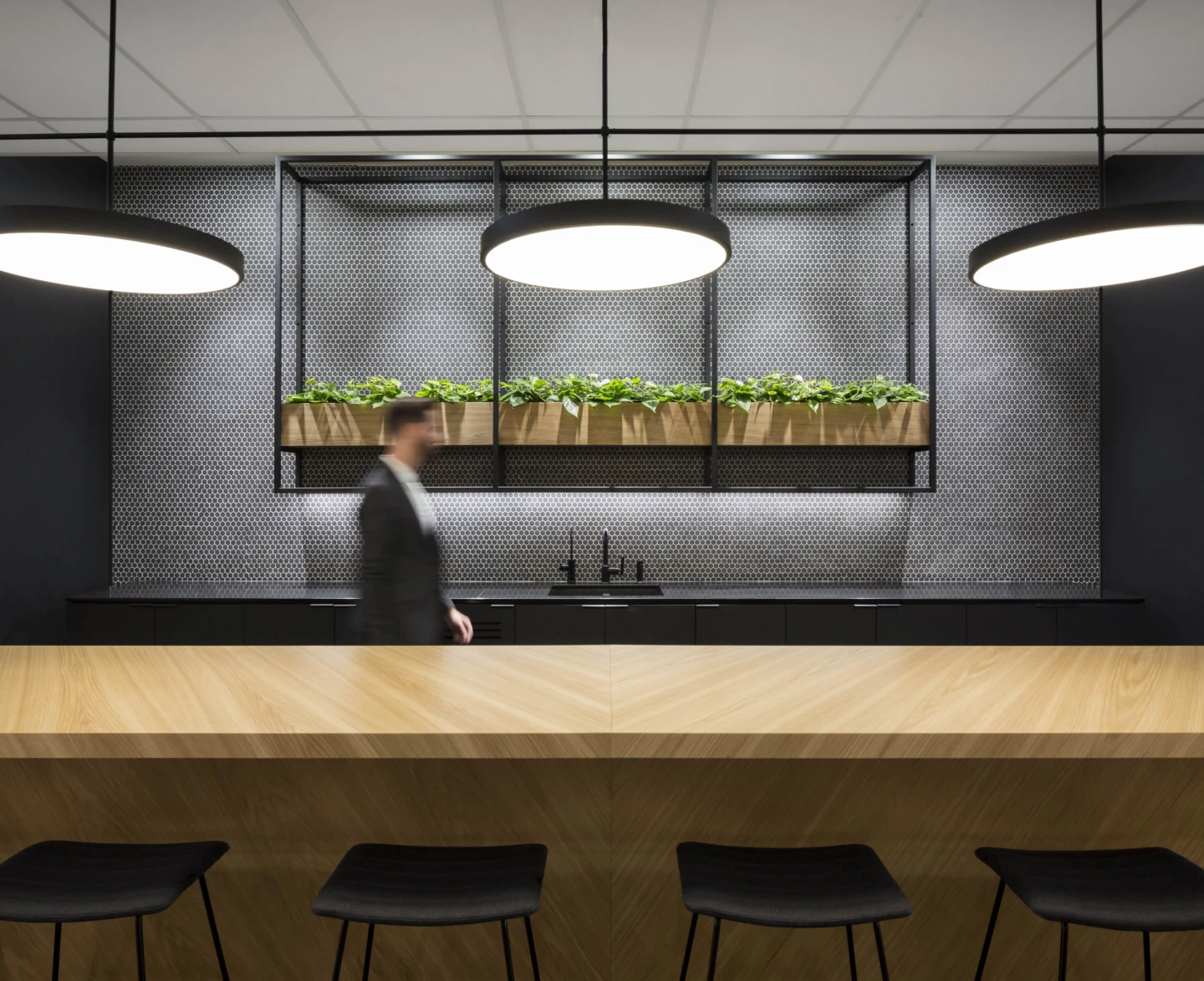 Intérieur des bureaux Desjardins dans la Tour de Montréal