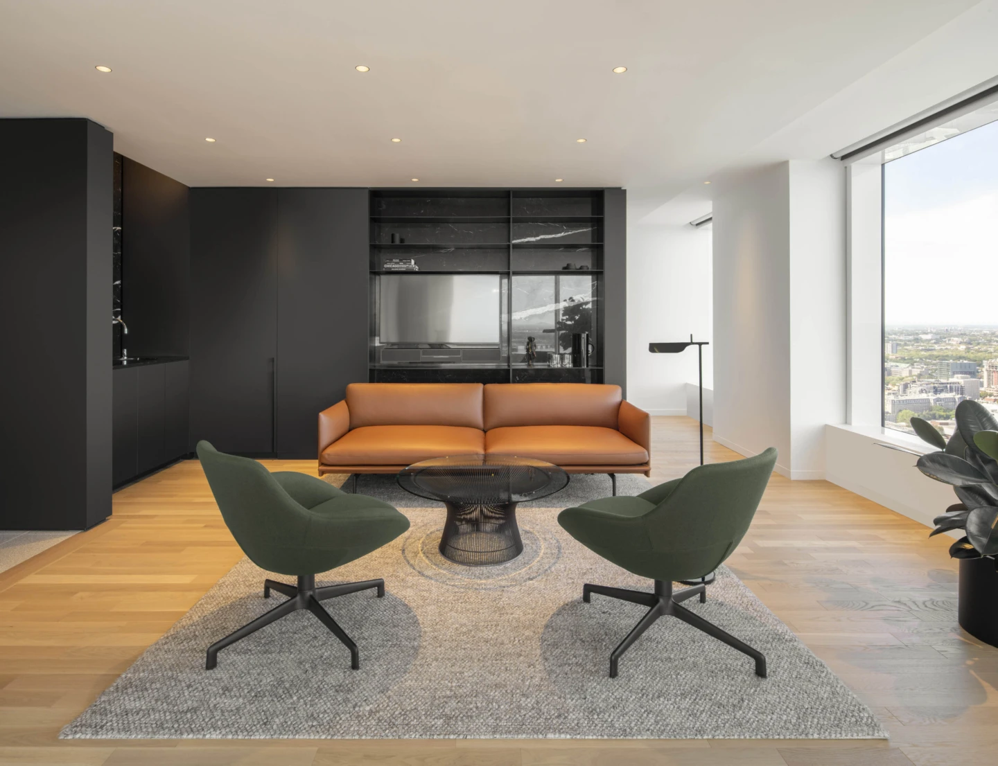 Intérieur des bureaux exécutifs Desjardins