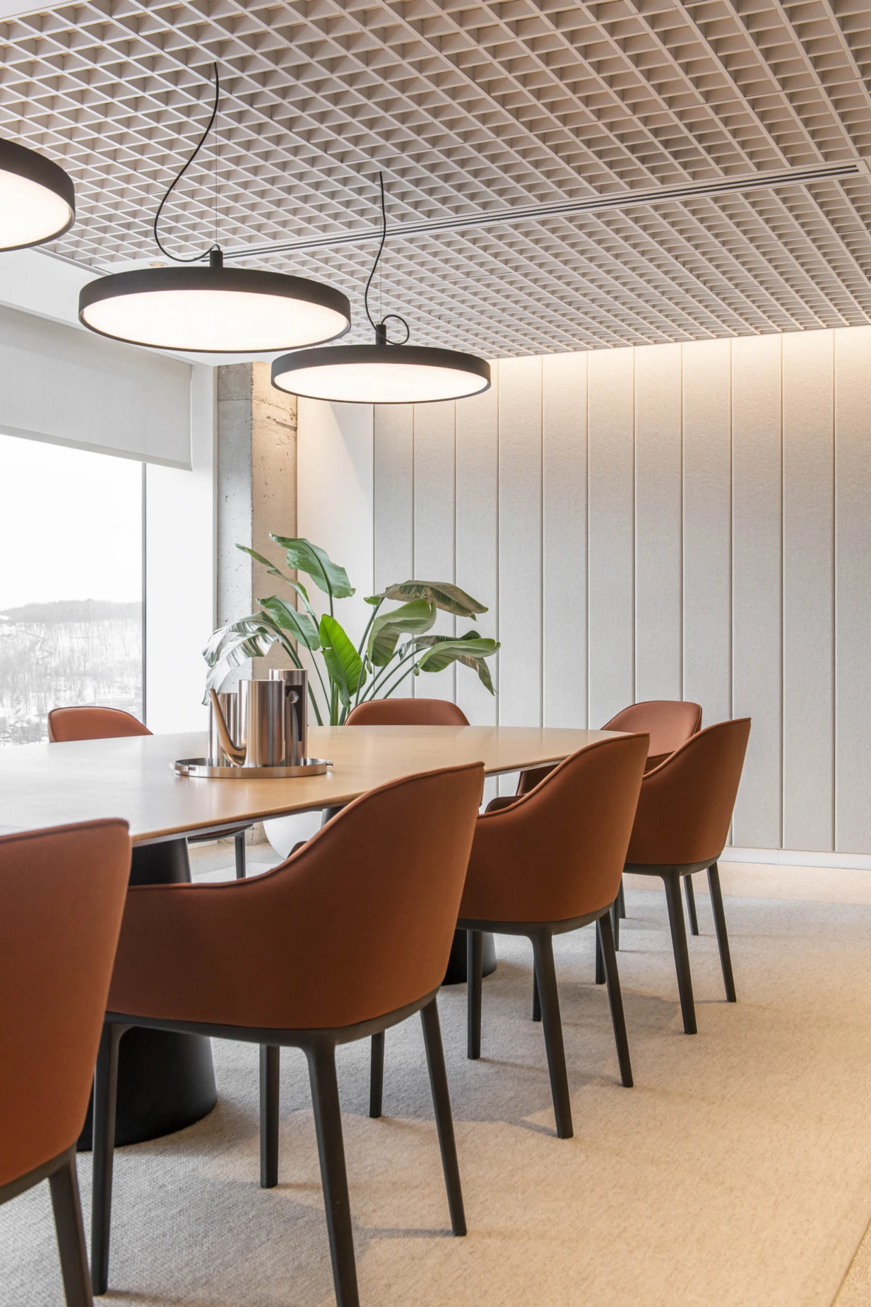 Intérieur des bureaux exécutifs Desjardins