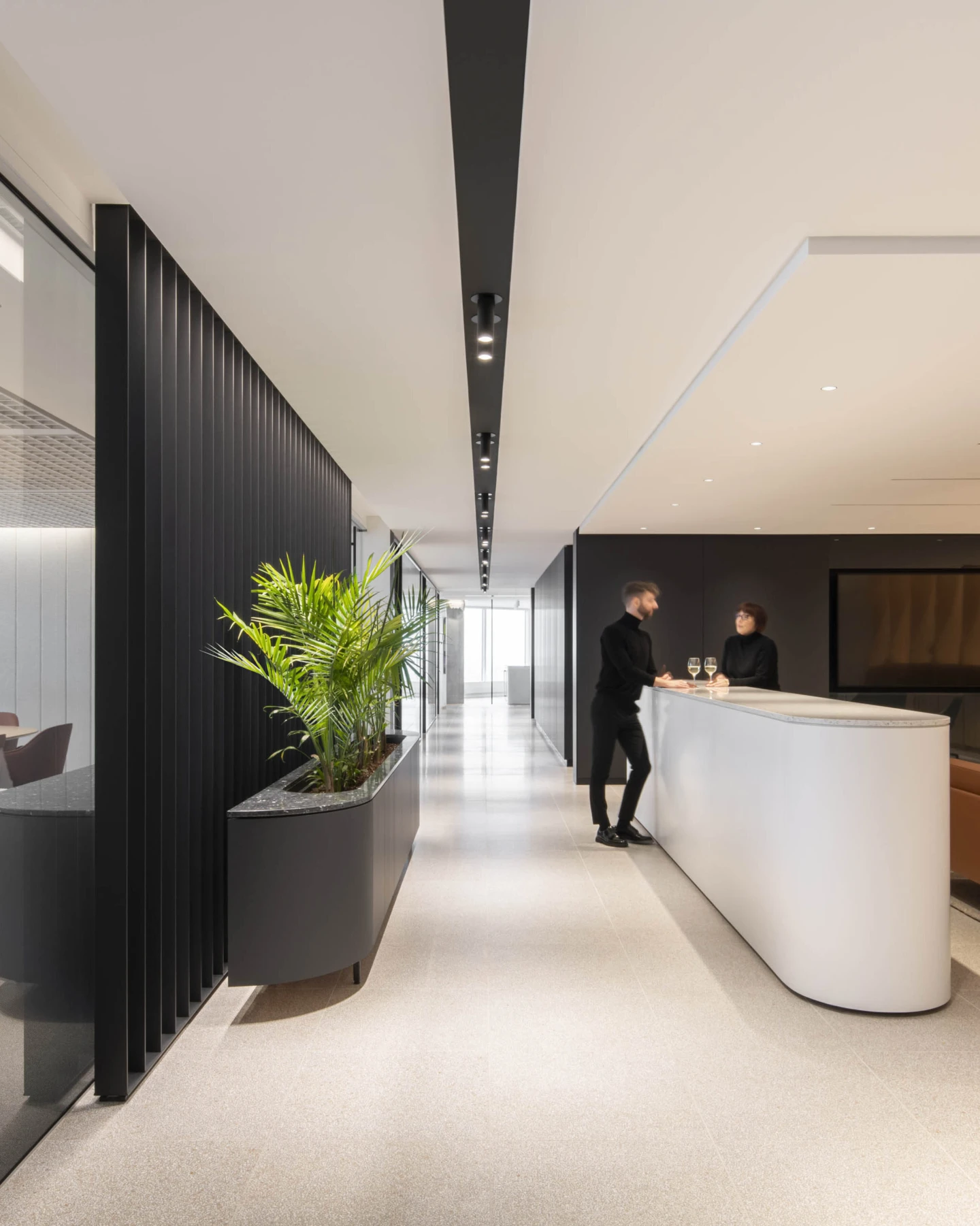 Intérieur des bureaux exécutifs Desjardins