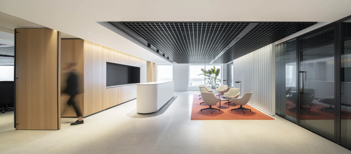 Intérieur des bureaux exécutifs Desjardins