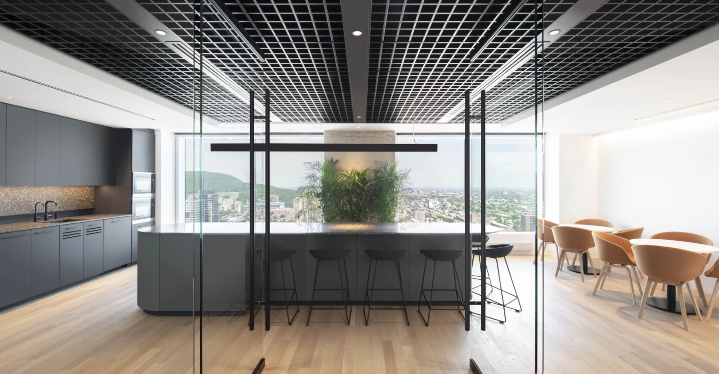 Intérieur des bureaux exécutifs Desjardins