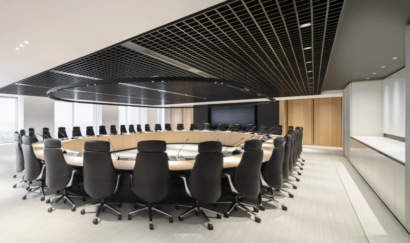 Intérieur des bureaux exécutifs Desjardins