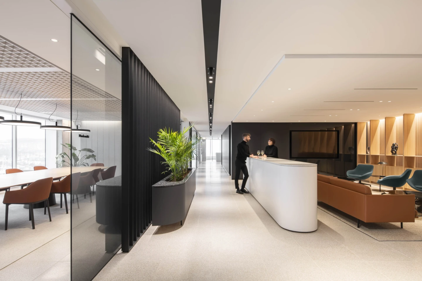 Intérieur des bureaux exécutifs Desjardins