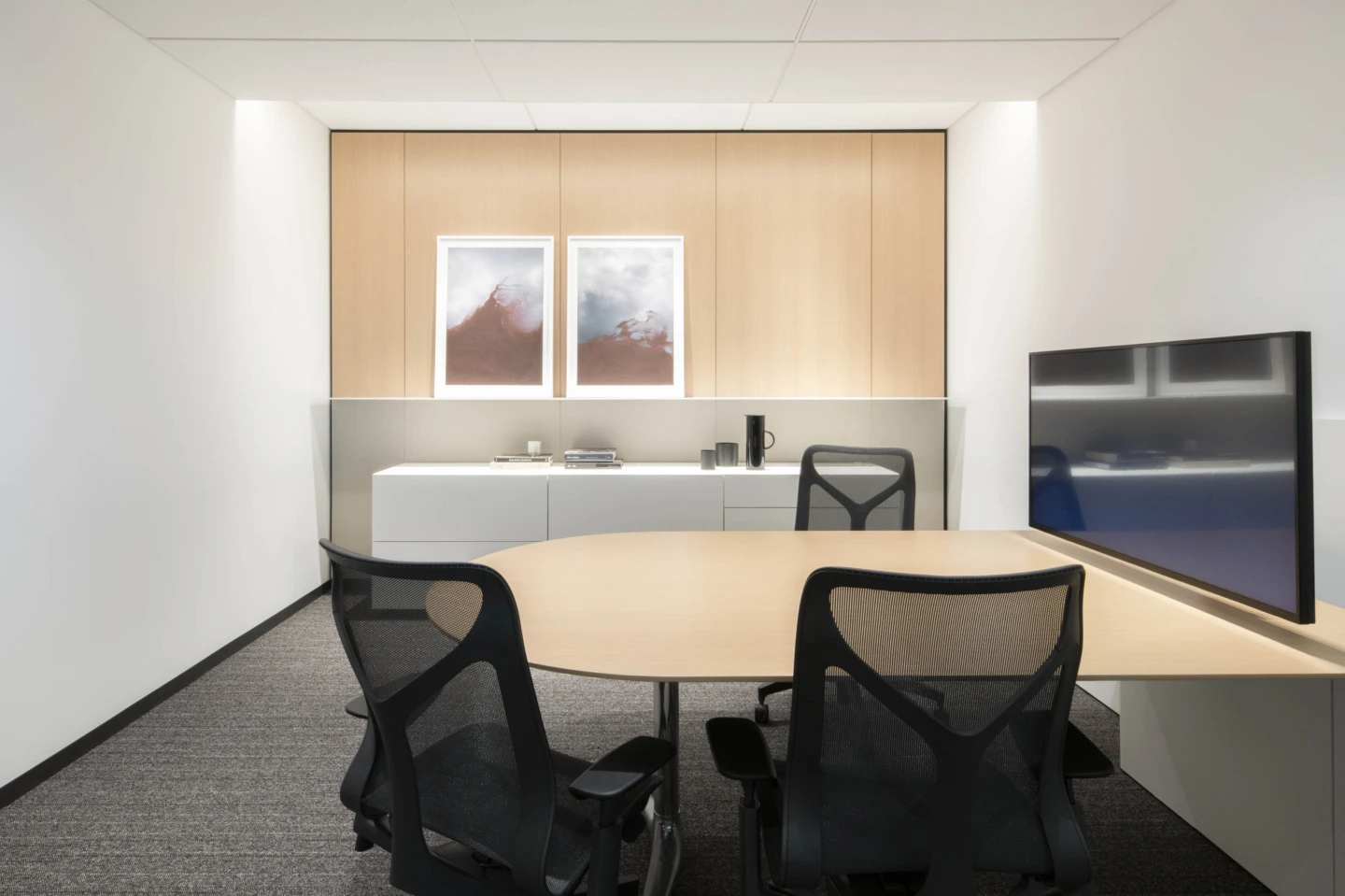 Intérieur des bureaux exécutifs Desjardins