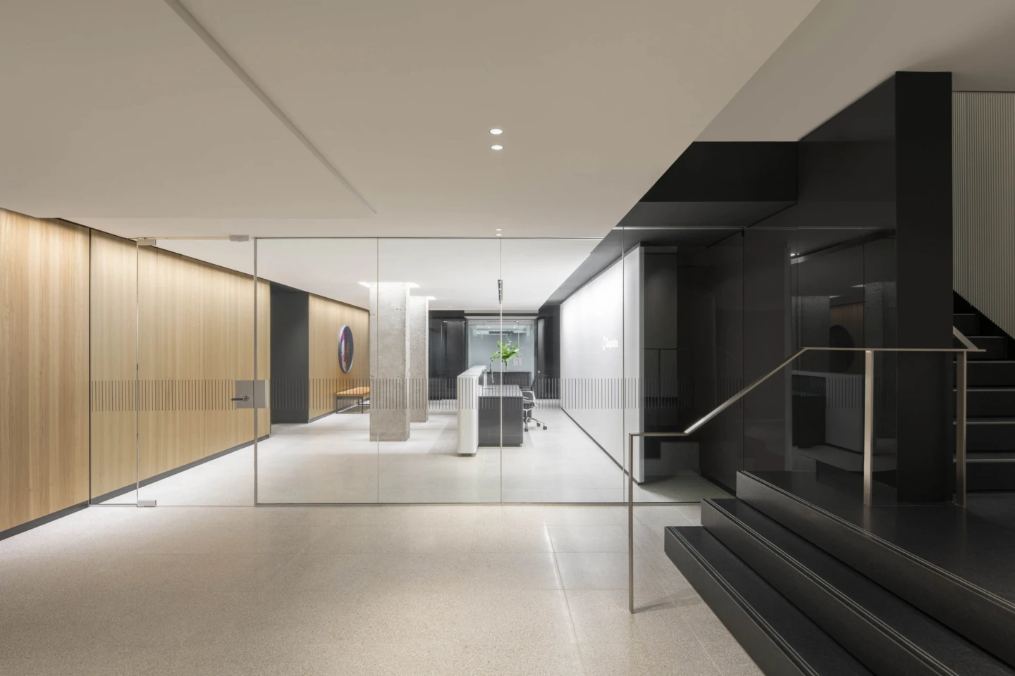 Intérieur des bureaux exécutifs Desjardins