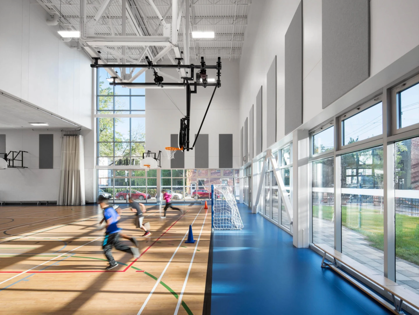 Intérieur de l’école Baril