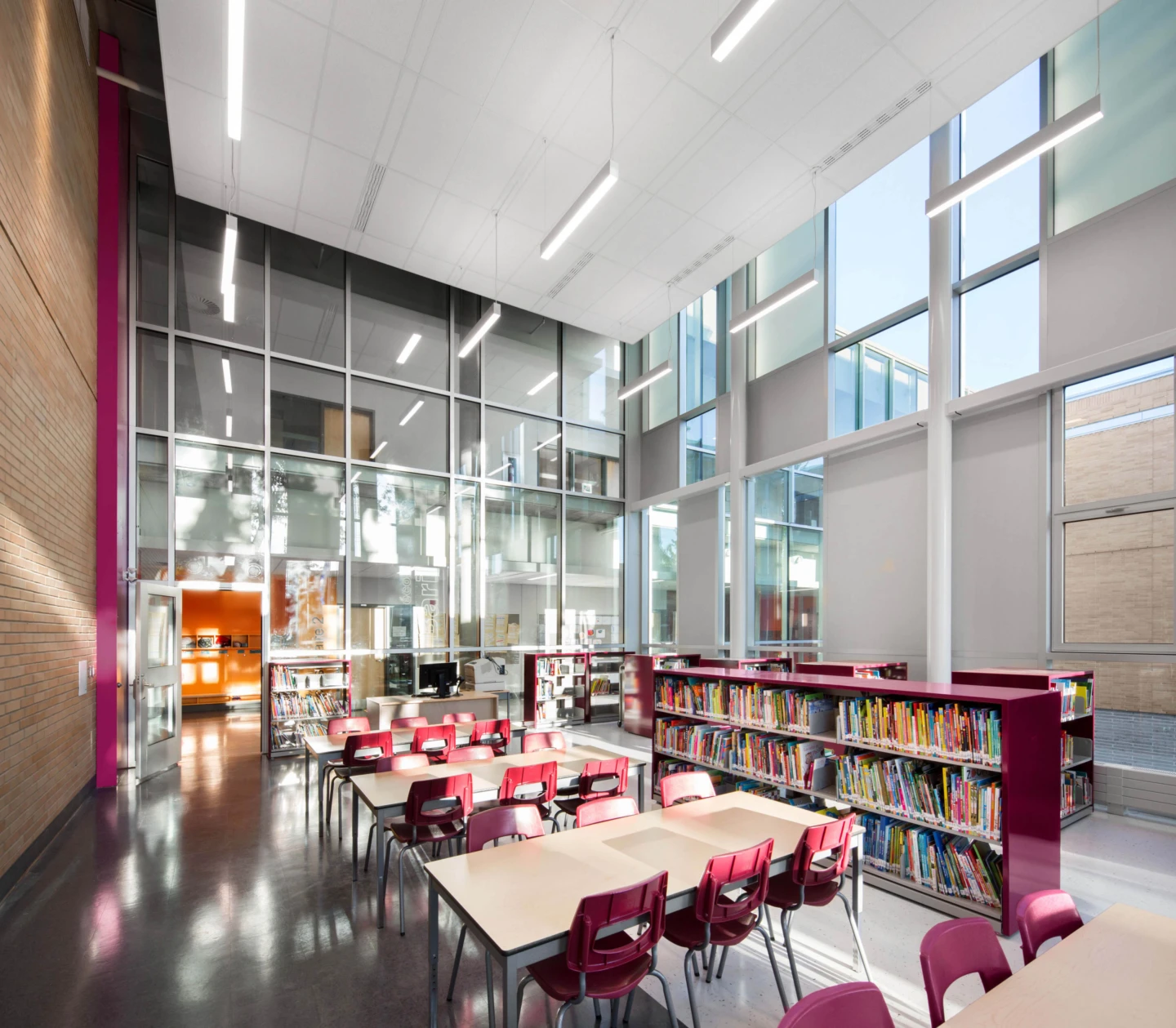 Intérieur de l’école Baril