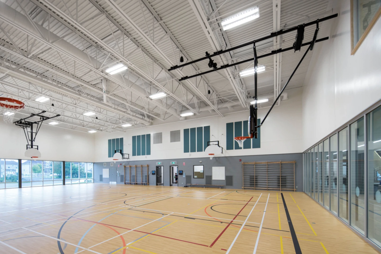 Intérieur de l’école primaire des Jardins-des-Patriotes