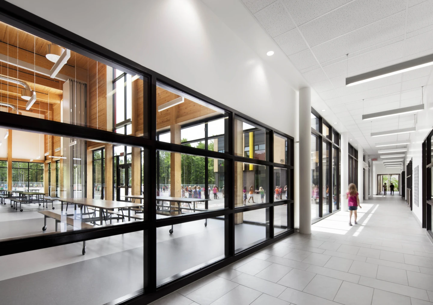 Intérieur de l’école primaire Sans-Frontières