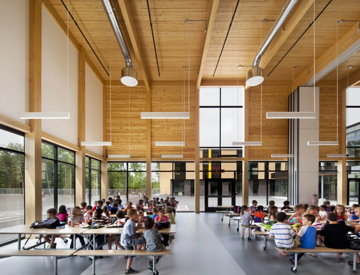 Intérieur de l’école primaire Sans-Frontières