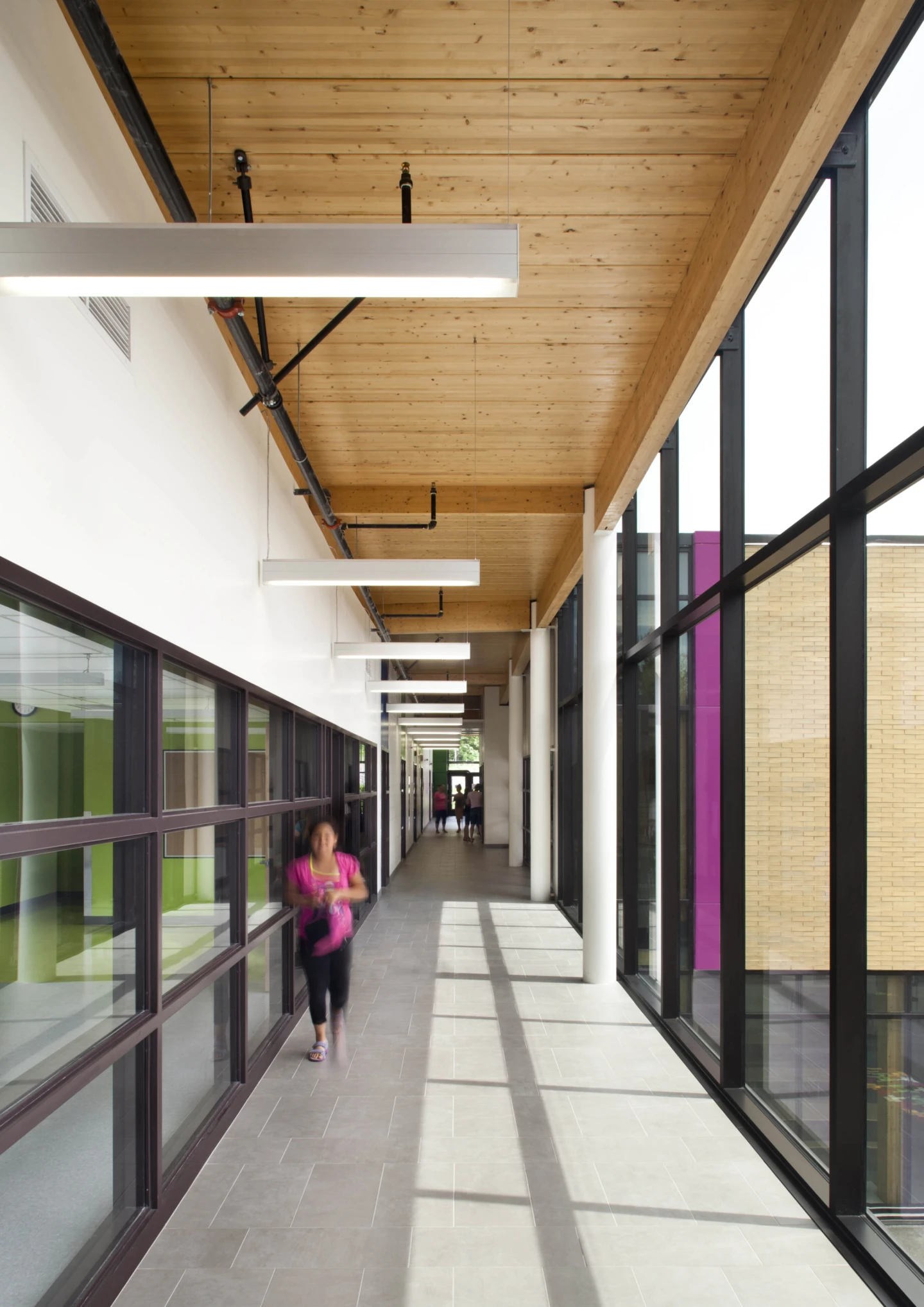 Intérieur de l’école primaire Sans-Frontières