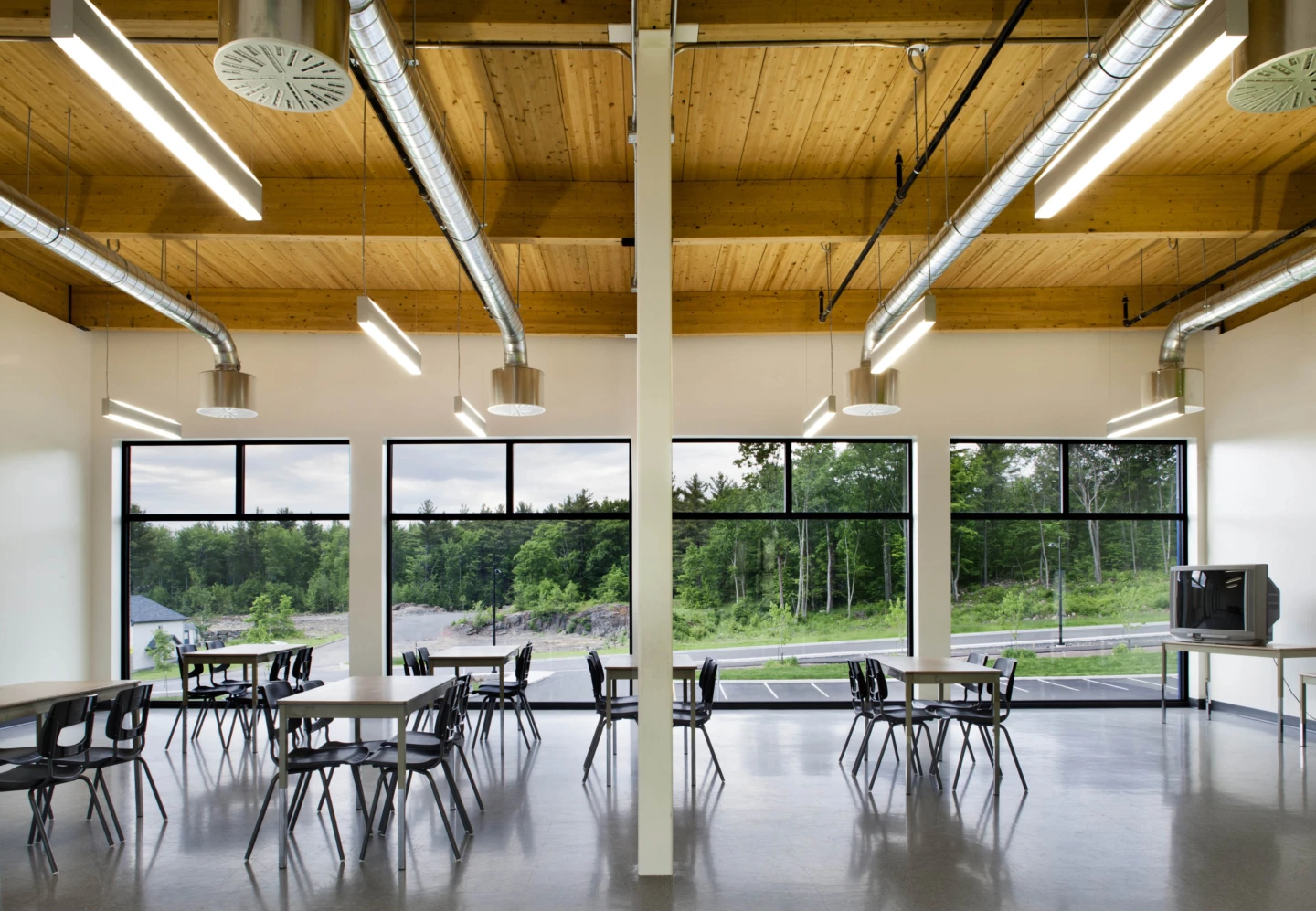 Intérieur de l’école primaire Sans-Frontières