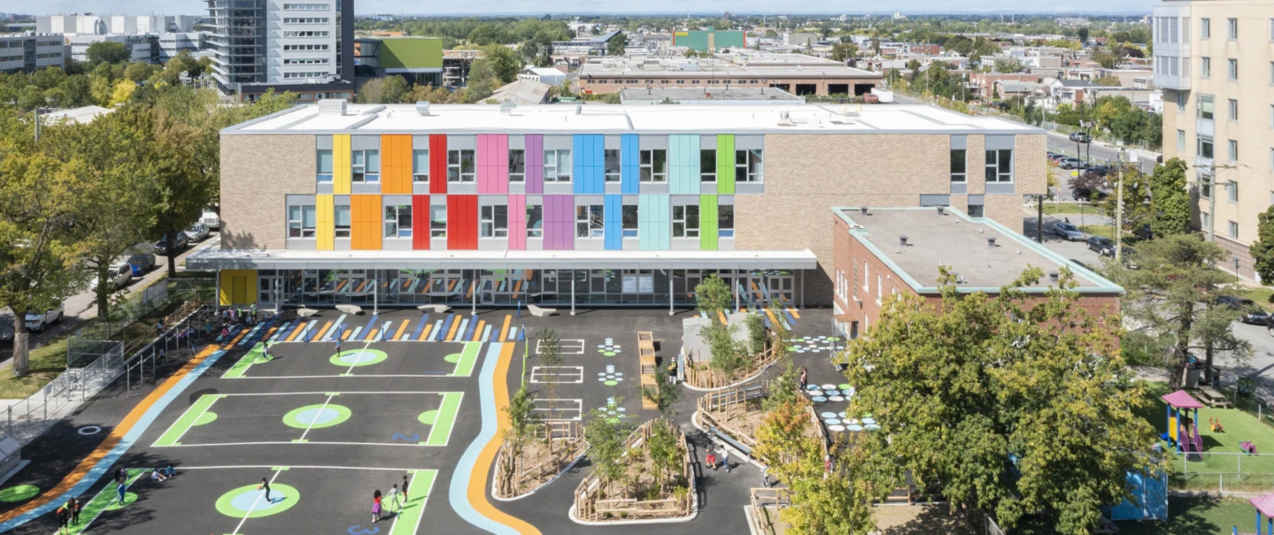 Extérieur de l’école Saint-Bernardin