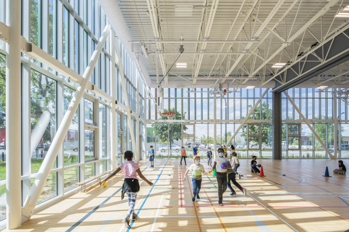 Intérieur de l’école Saint-Bernardin