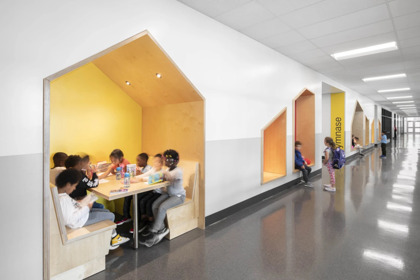 Intérieur de l’école Saint-Bernardin