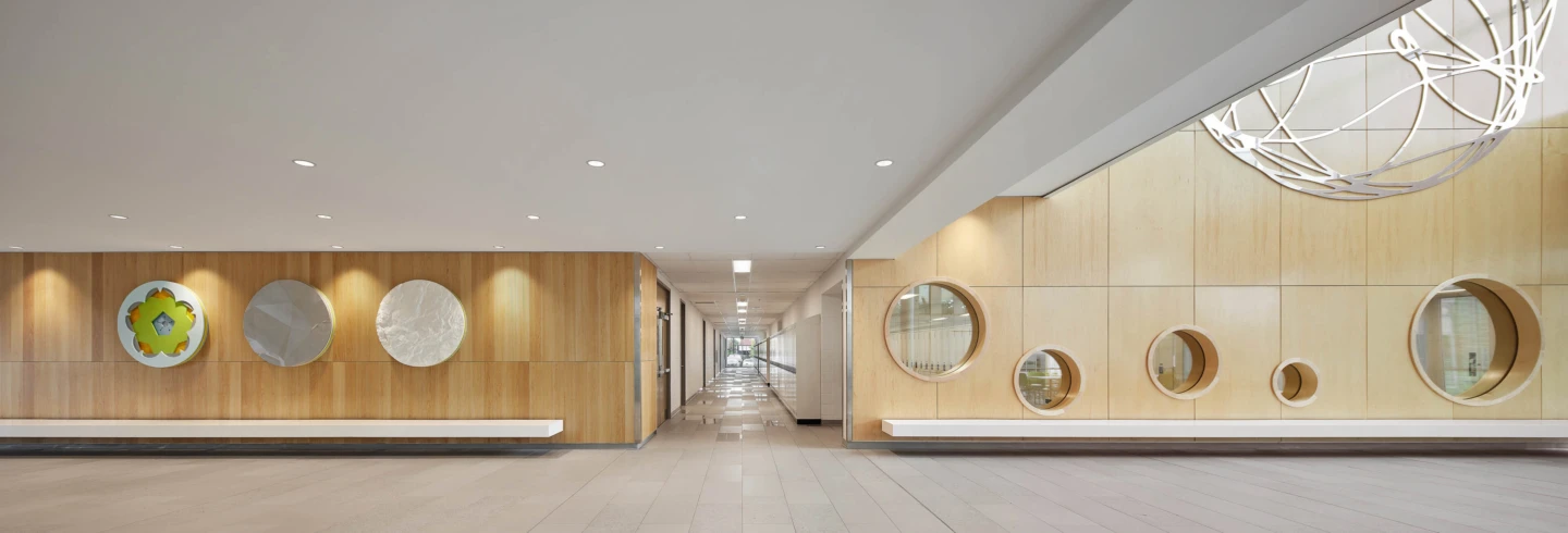 Intérieur de l'École secondaire de la Nouvelle-Ère