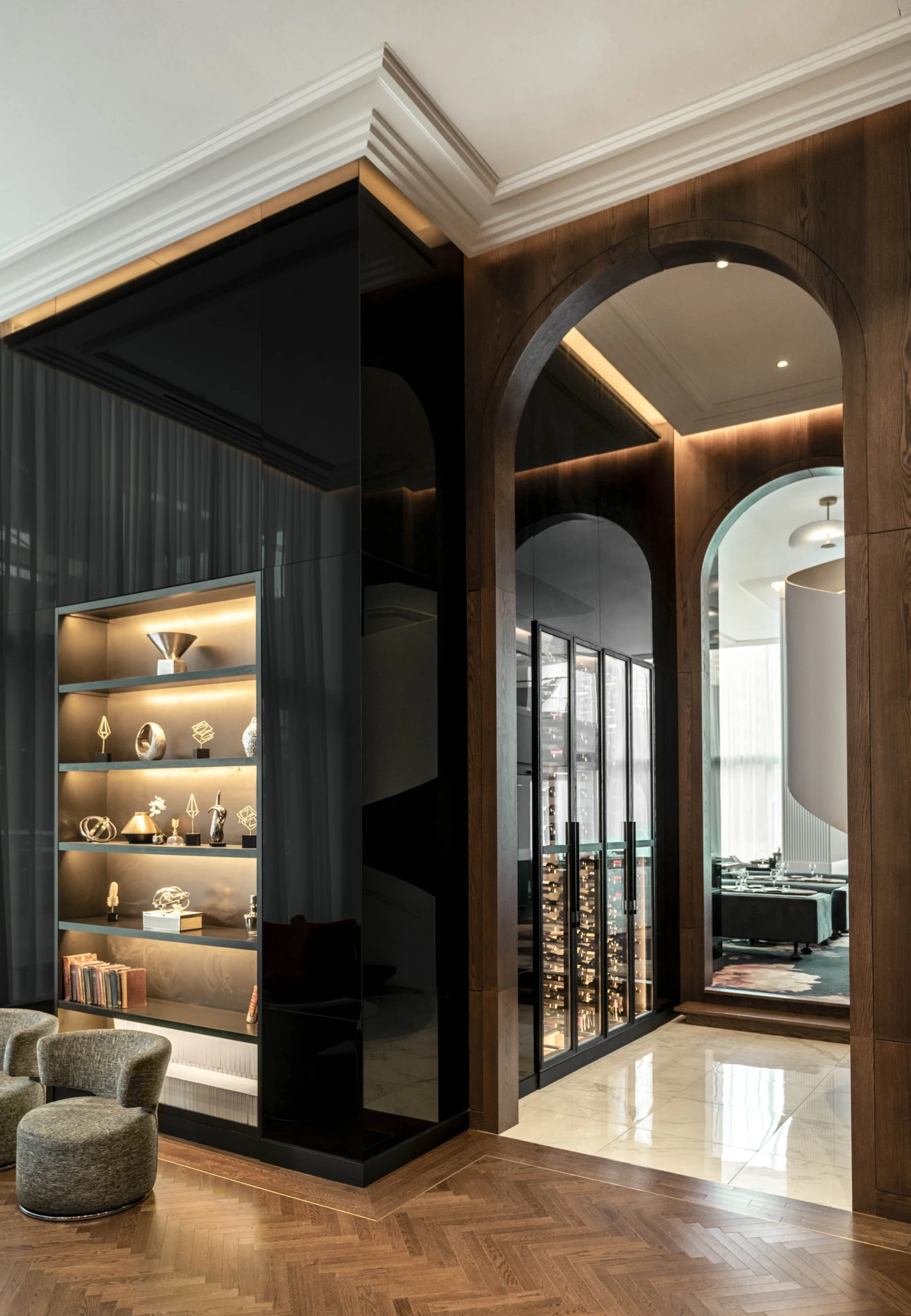 Intérieur du restaurant Jérôme Ferrer-Europea