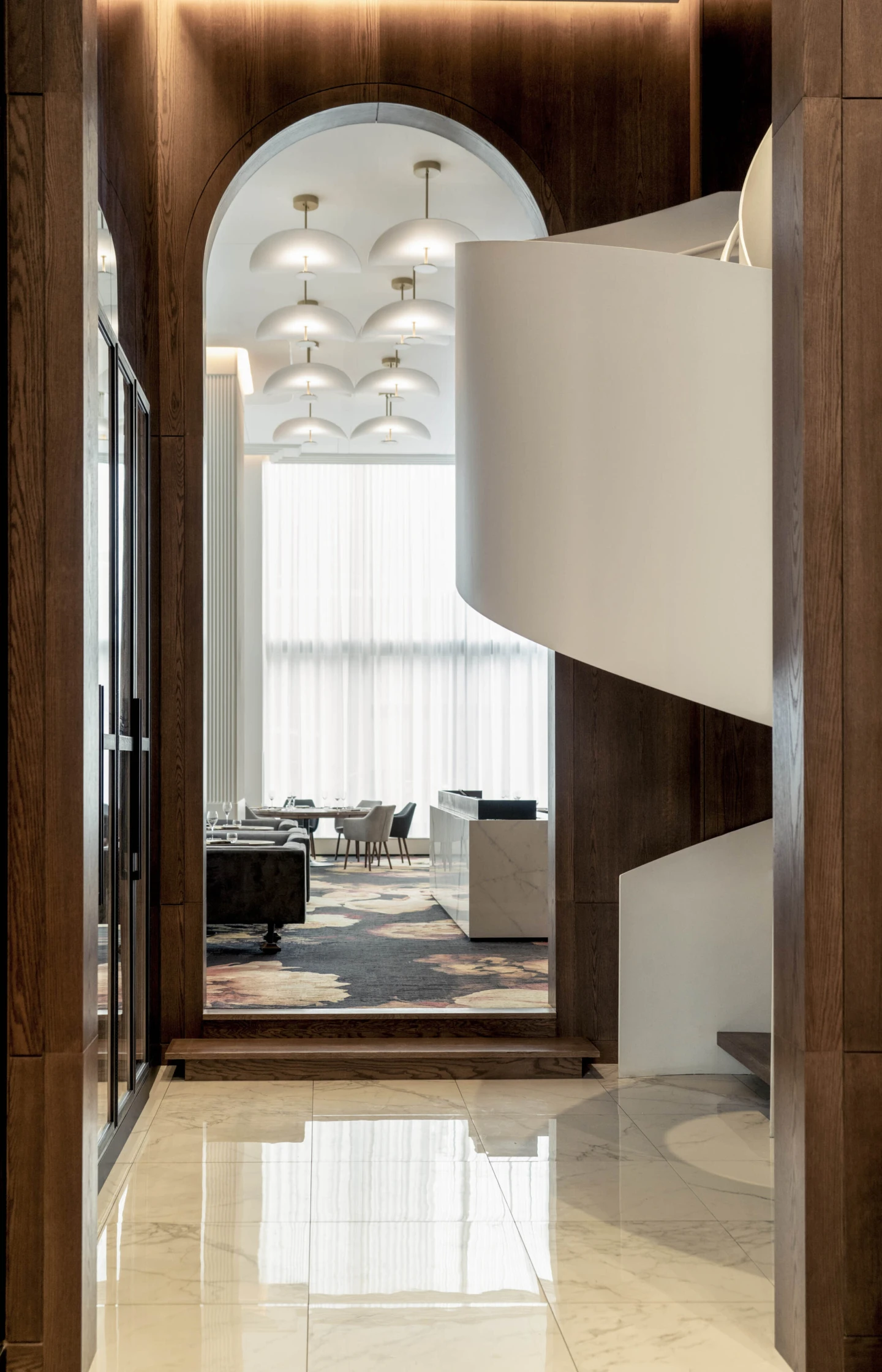 Intérieur du restaurant Jérôme Ferrer-Europea