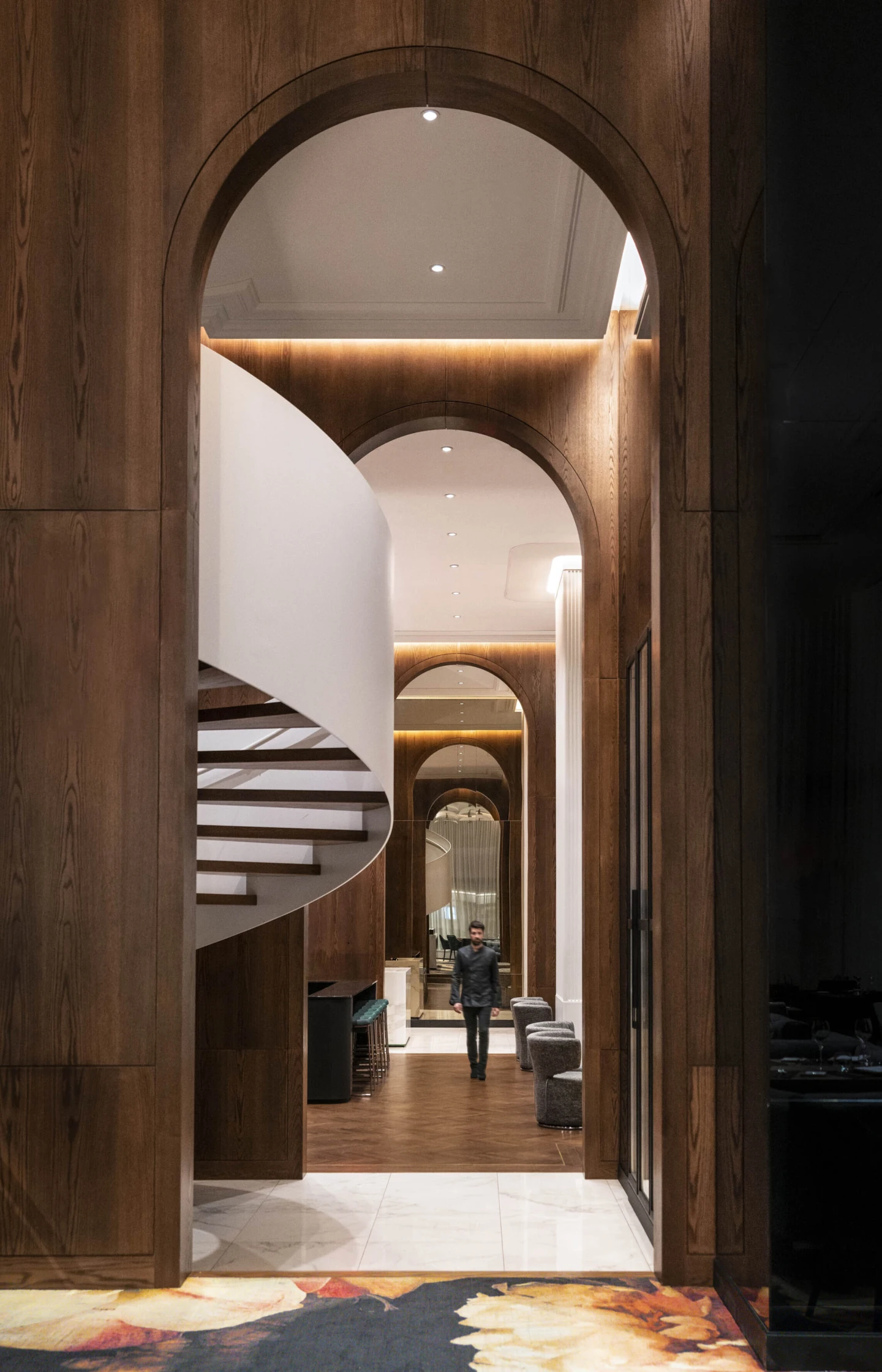 Intérieur du restaurant Jérôme Ferrer-Europea