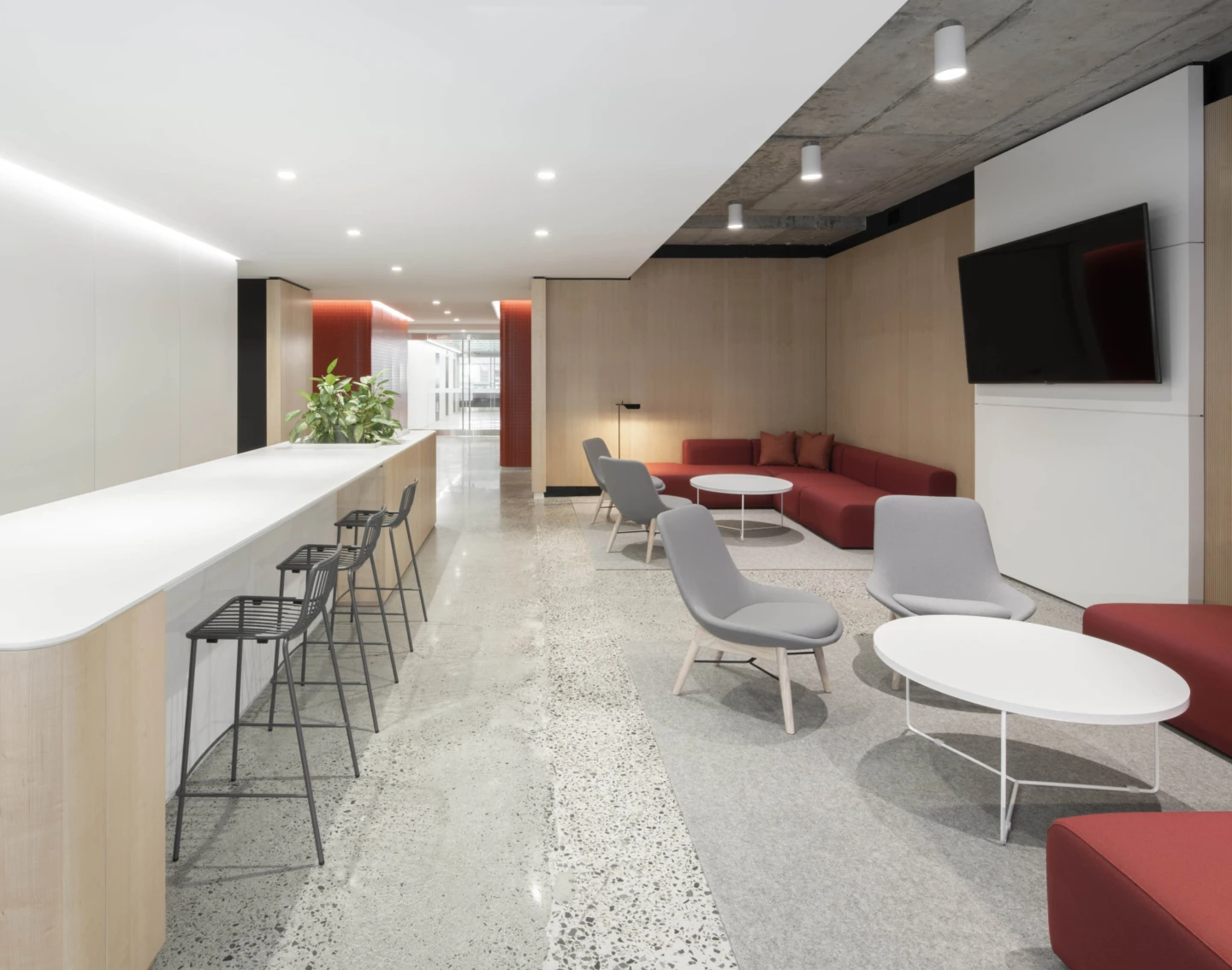 Intérieur de la firme gouvernementale