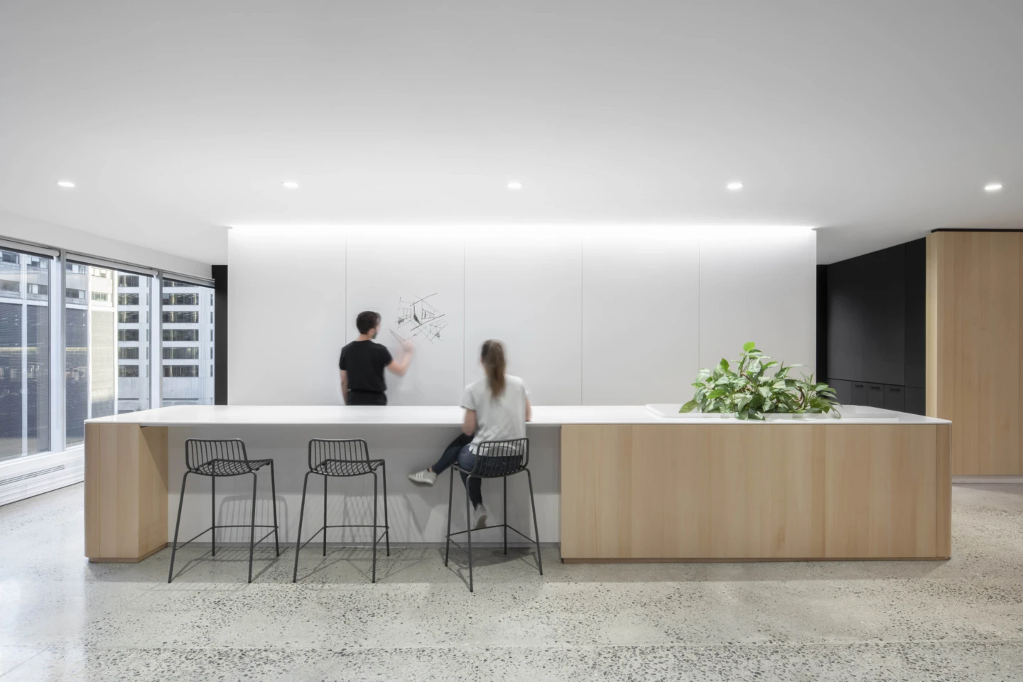 Intérieur de la firme gouvernementale