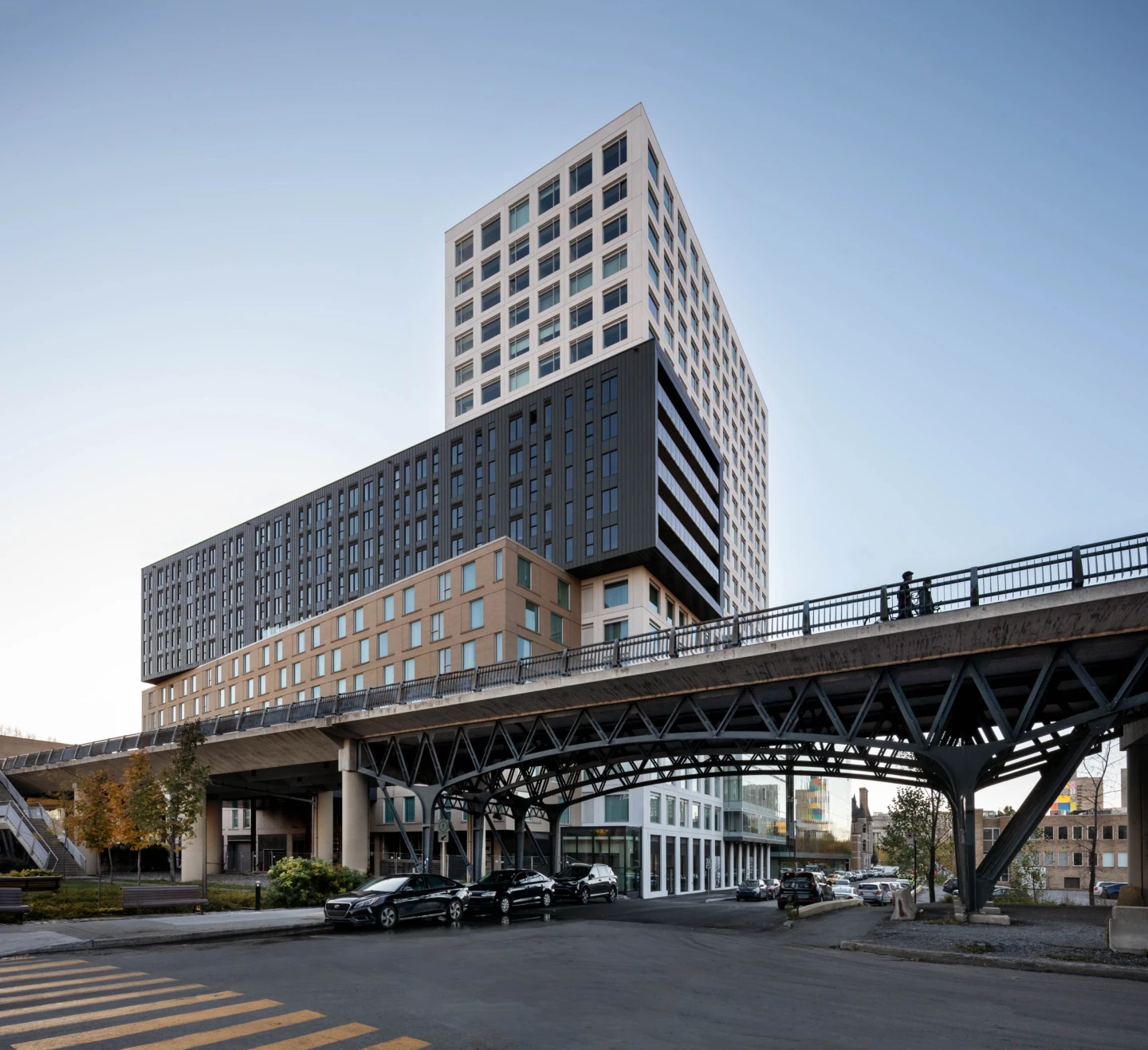 Extérieur de la Gare Viger, vue générale