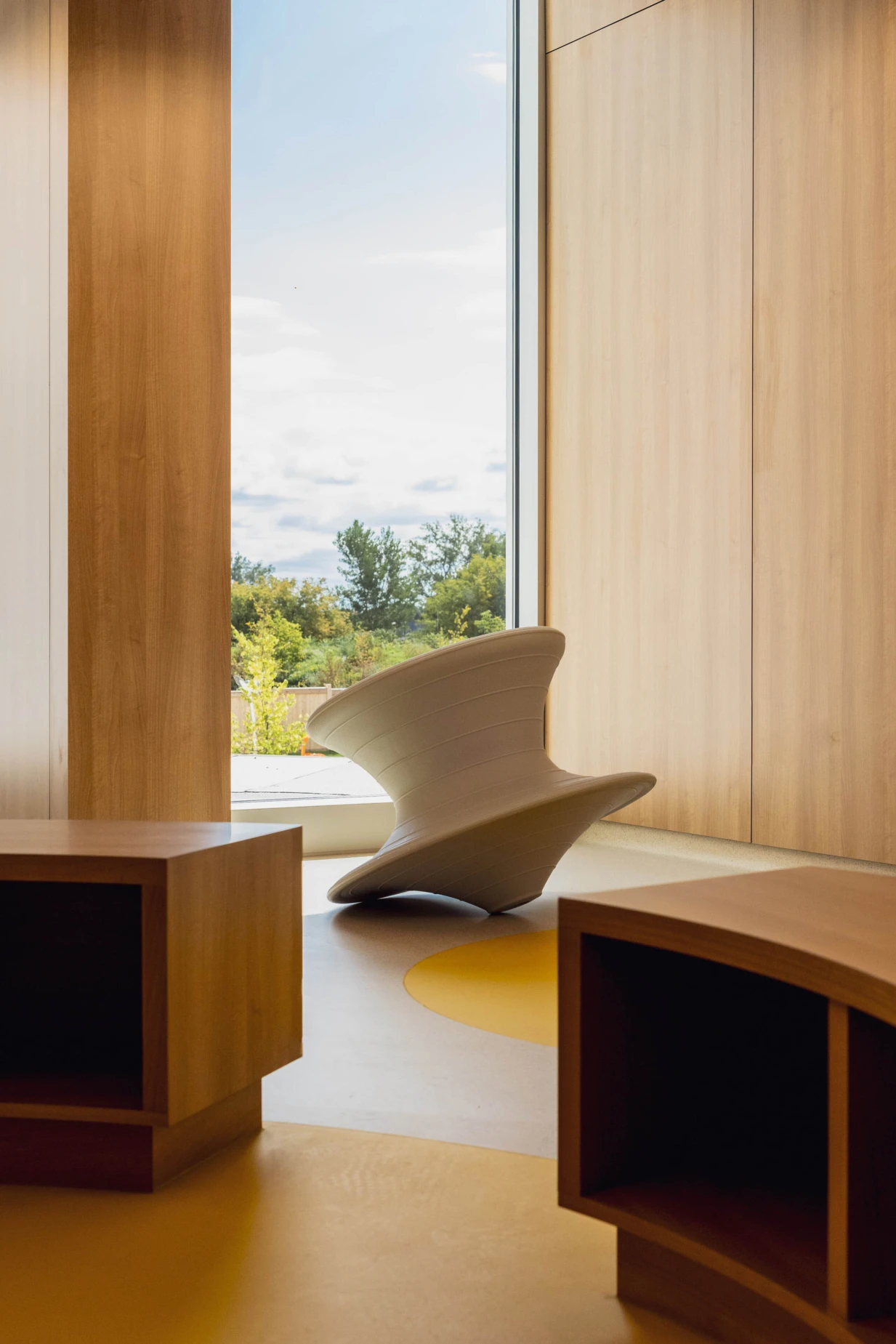 Intérieur de l’école À pas de Géant