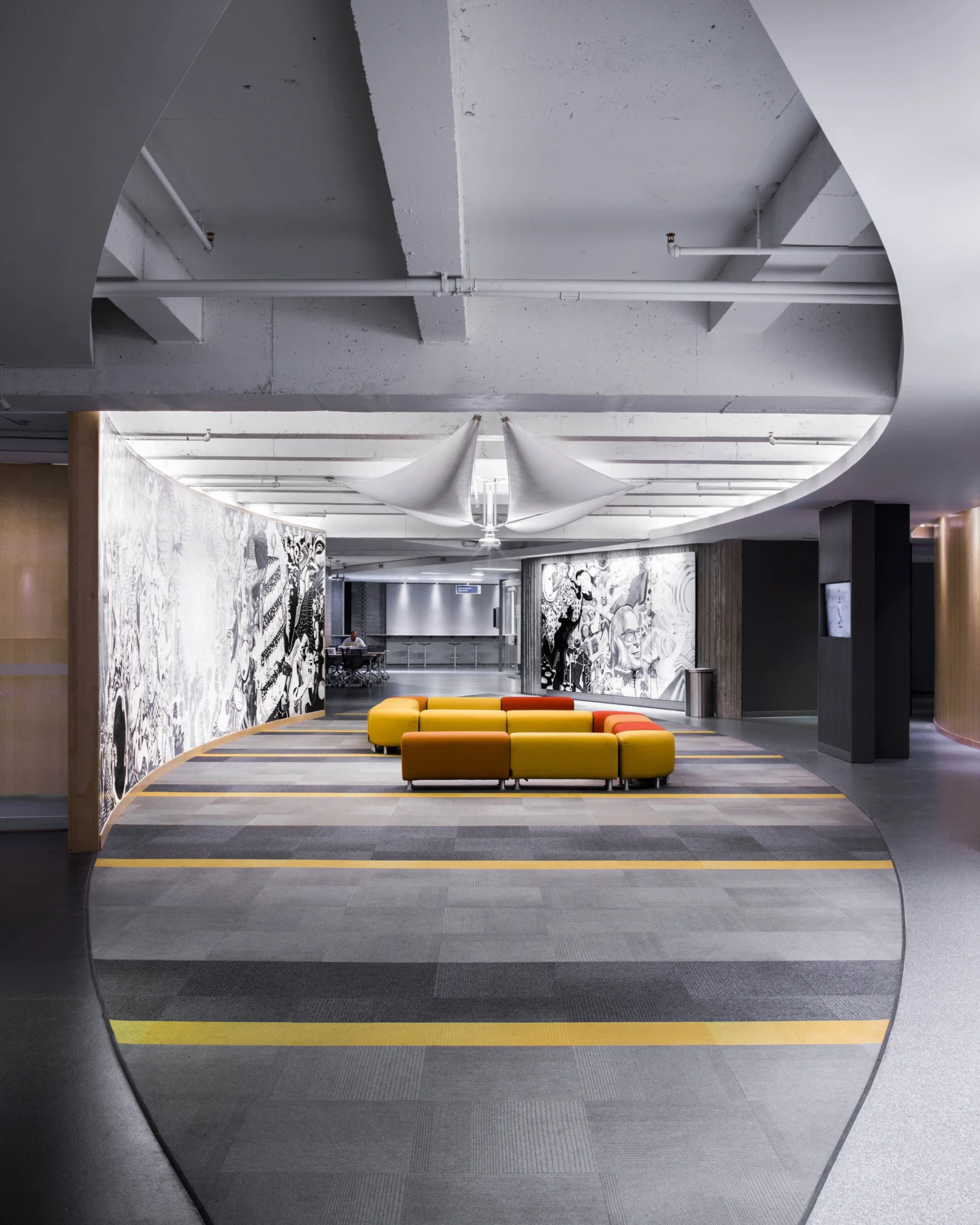 Intérieur de l’Édifice Decelles-HEC Montréal