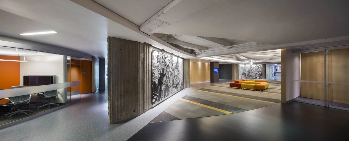 Intérieur de l’Édifice Decelles-HEC Montréal